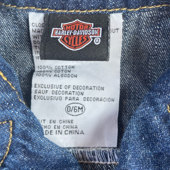 Harley Davidson Jean jacket 0-6 months - Picture 5 of 5
